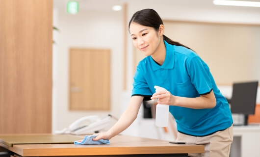 日常清掃のスタッフ